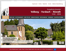 Tablet Screenshot of evkirche-roesrath.de
